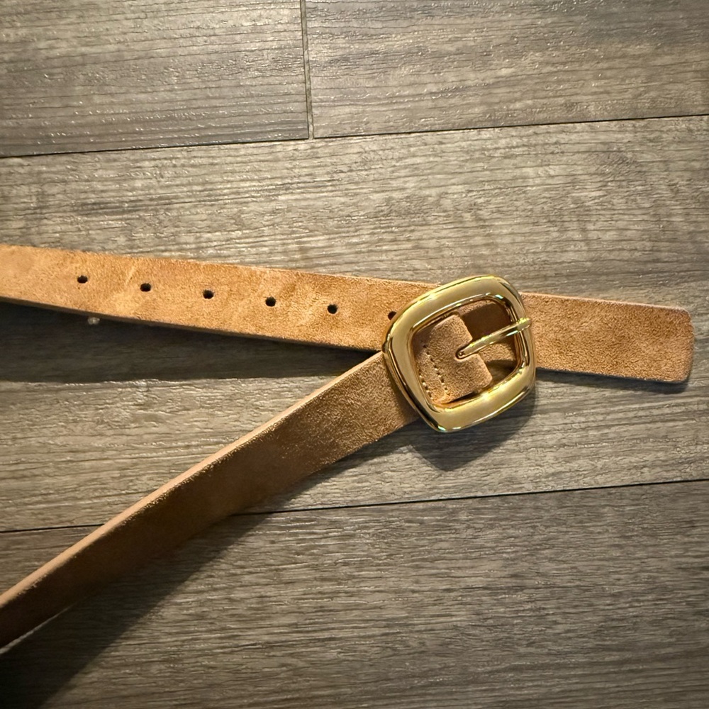 Madewell Suede Sculptural Belt